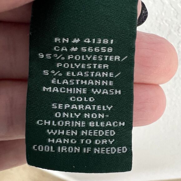 Lauren Ralph Lauren Women's Size 16 Dress Crepe One Shoulder Purple Blue - Picture 5 of 5